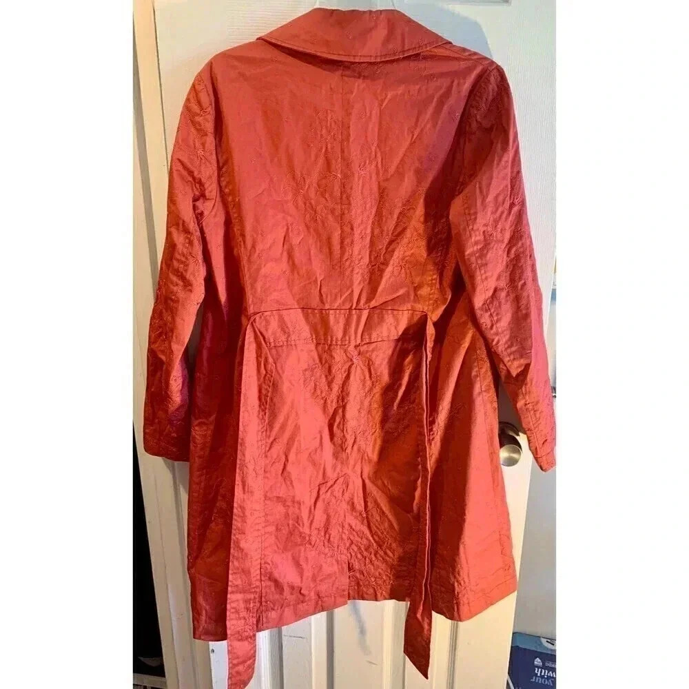 DKNY CITY Trench coat Size 8 - Picture 8 of 8